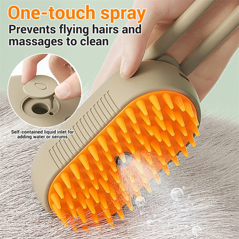 USB Rechargeable Pet Grooming Brush