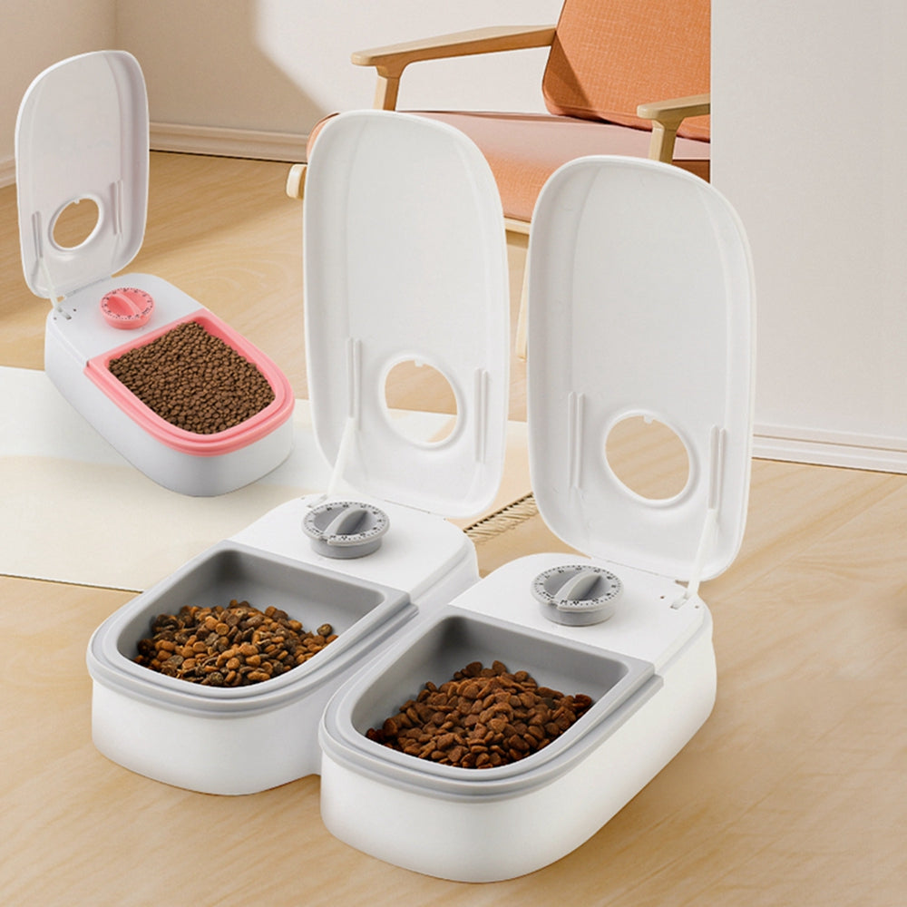 Automatic Pet Feeder with Timer – Food Dispenser for Cats & Dogs