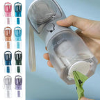 3-in-1 Portable Dog Water Bottle – Food & Water Dispenser for Walks
