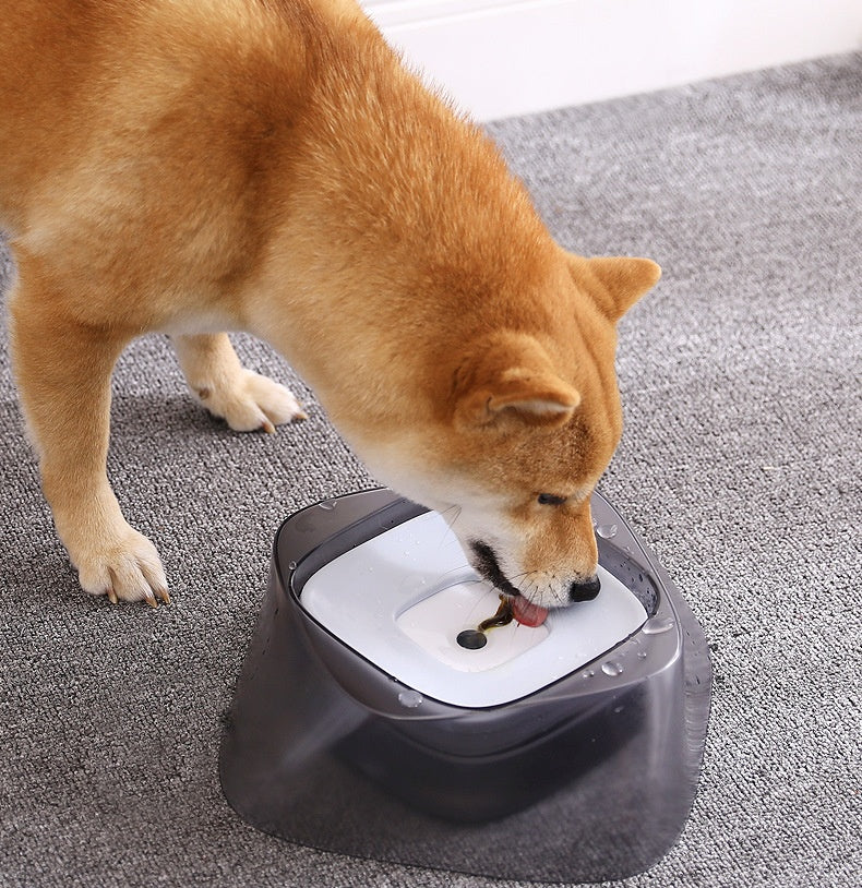 Pet  Bowl Floating Not Wetting Mouth Bowl  Spill Drinking Water Feeder