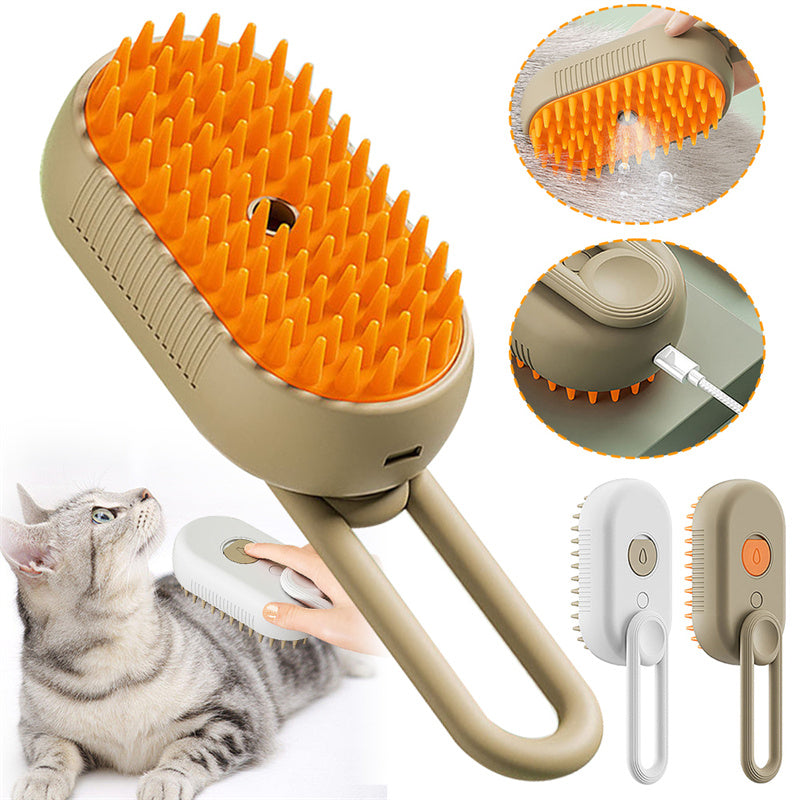 USB Rechargeable Pet Grooming Brush