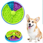 Rotating Slow Feeder Pet Bowl – Interactive Puzzle Anti-Choke Design