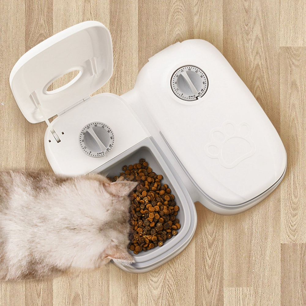 Automatic Pet Feeder with Timer – Food Dispenser for Cats & Dogs